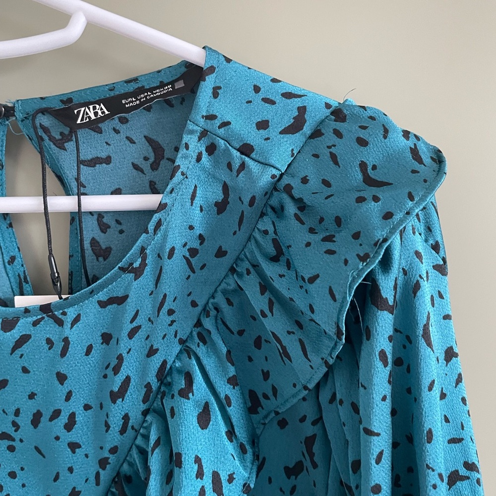 NWT satiny Zara mini dress.